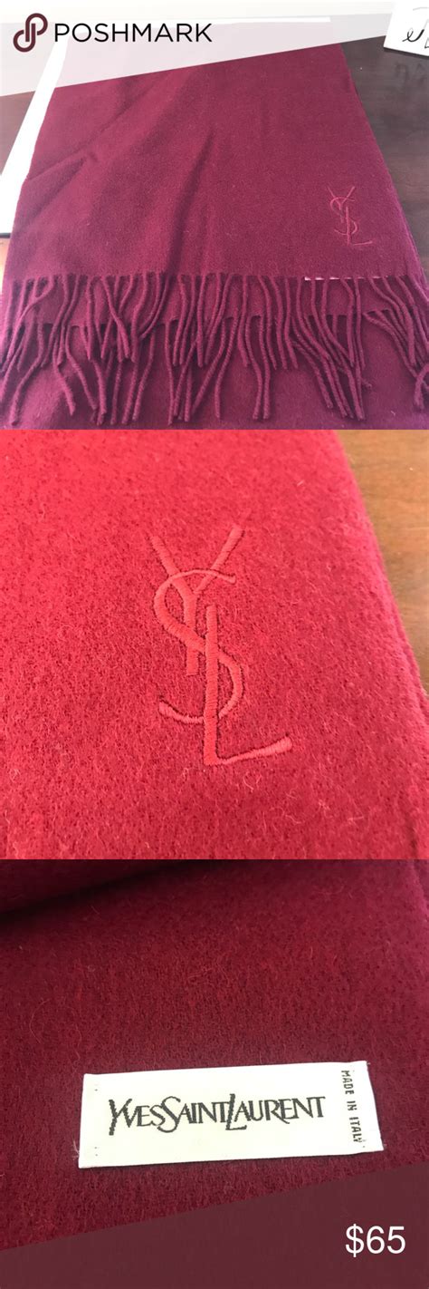 ysl scarf wine|YSL scarf men.